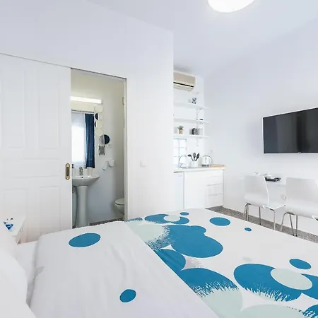 Apartment Blue Couple House Athens